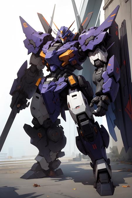 01232-1034963516-1 mecha oni bulky armor giant robot shadow flat vector art (best quality, masterpiece, ).png
